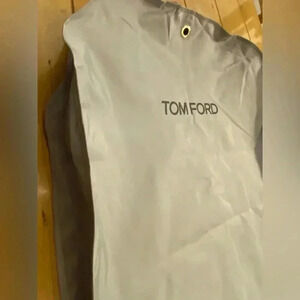 Tom Ford Garment Bag Gray Nylon Zipper Wide  43” 28” 4”